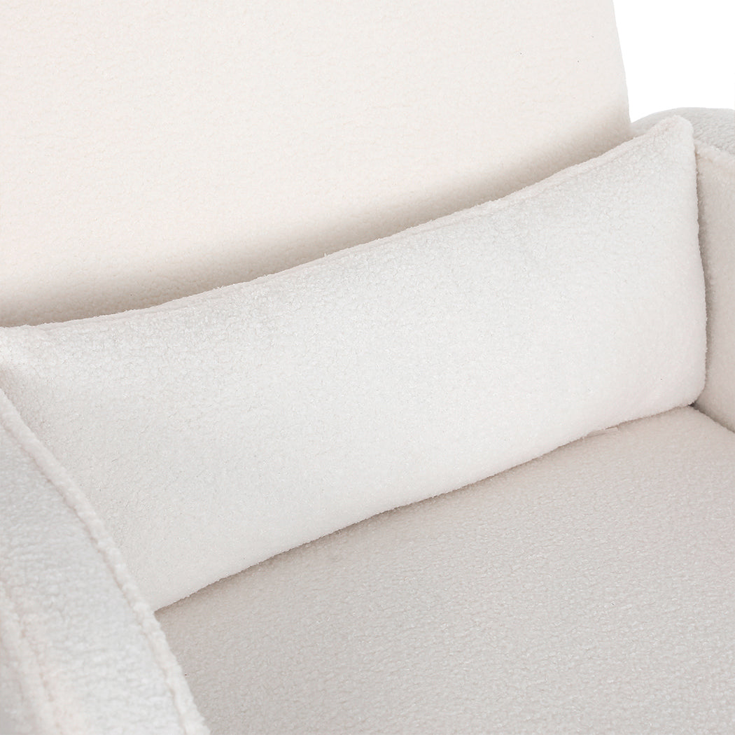 Stylish Fleece Rocking Chair with footstool  Soft Cushion Classic