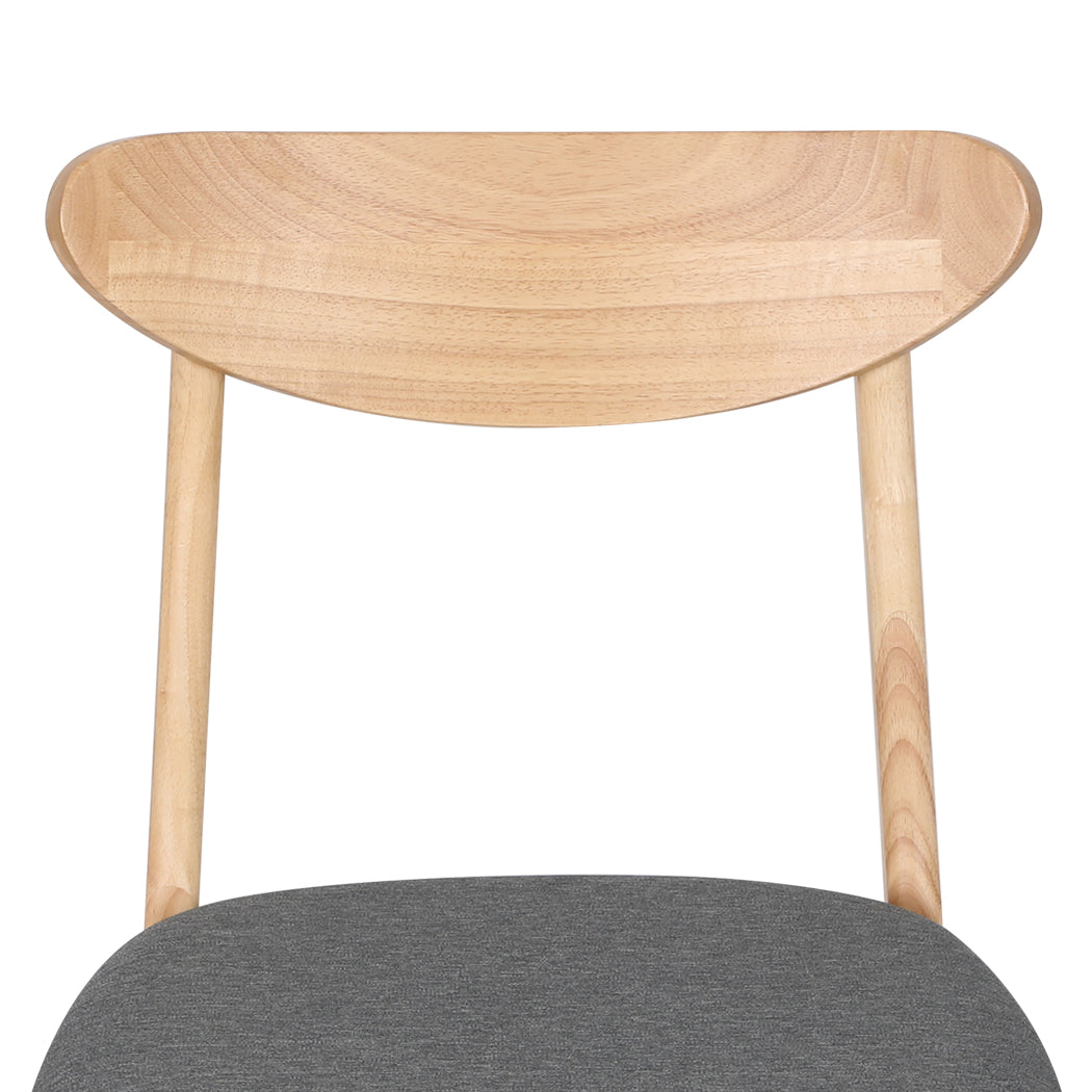 Versatile 6xDining Chairs Kitchen Chair Nature  Durable Frame