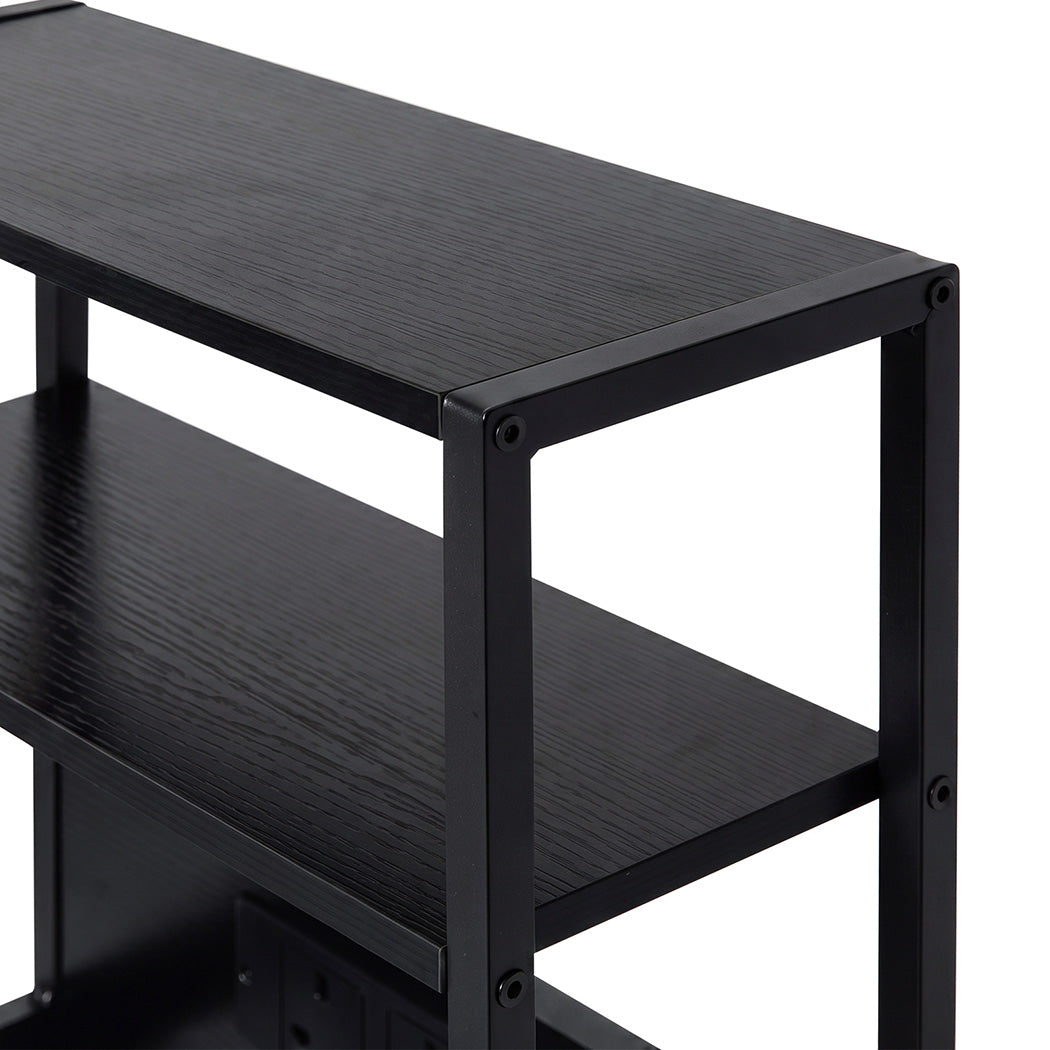 Bedside Table With Charging Station 41x30x100cm