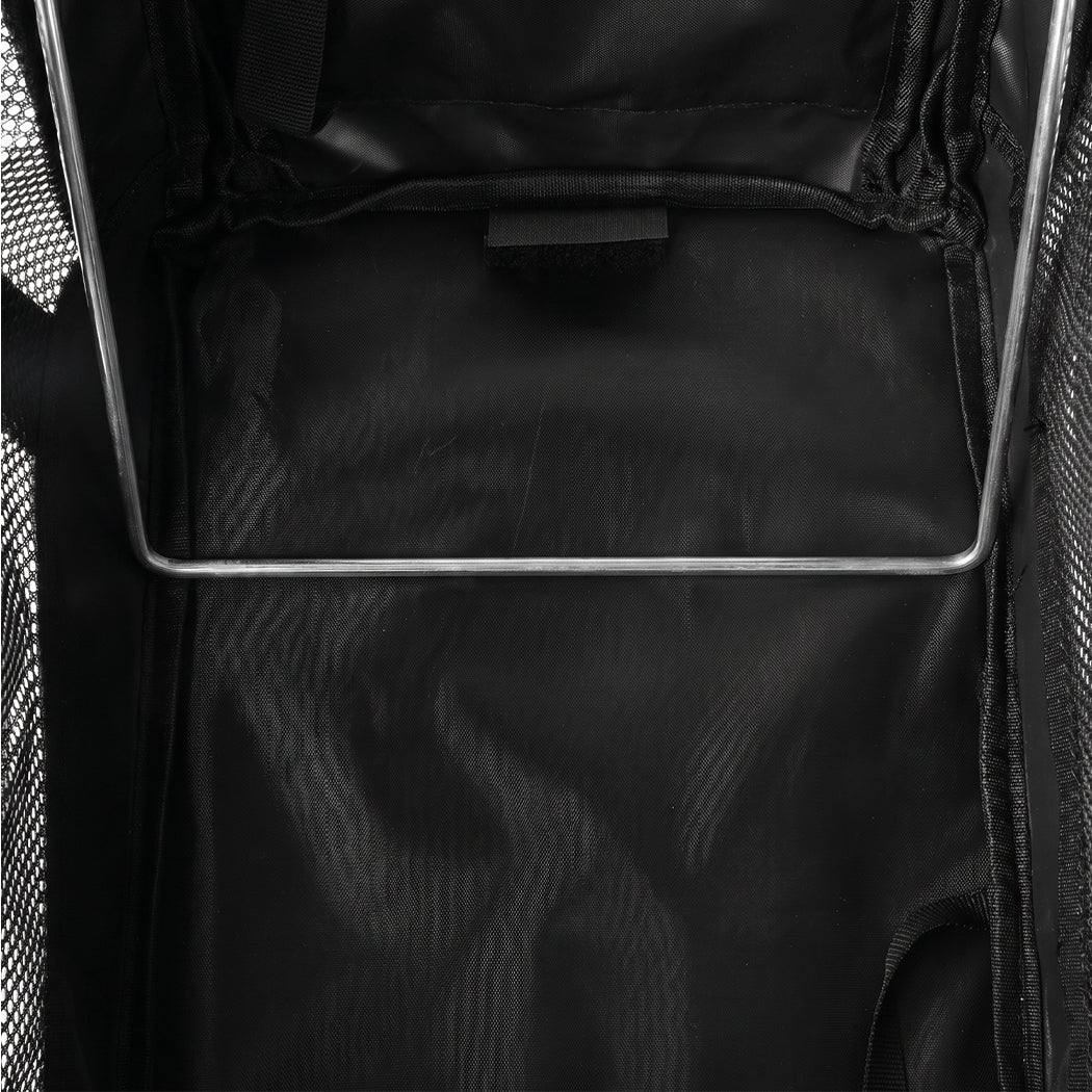 Cat Carrier Airline Approved Black 42x23x28cm