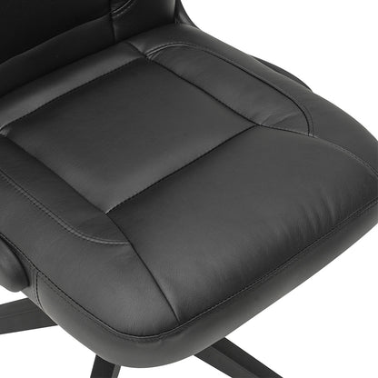 Executive Office Chair Black PU 65x68x100cm