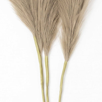 Artificial Pampas Grass Brown Fluffy