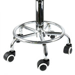 Contemporary 4x Barstool Swivel Salon Hairdressing  Wood Finish