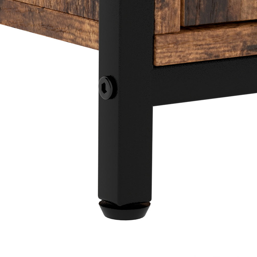 Storage Cabinet Walnut Adjustable 68.6x30x80cm