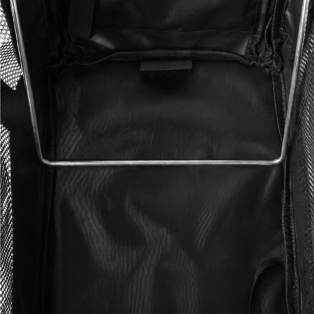 Cat Carrier Mesh Windows Grey 42x23x28cm