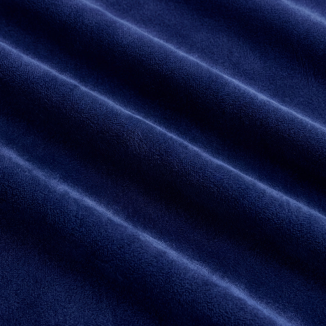 Marlow Velvet Blackout Curtains 2-Panel Room Darkening Eyelet Curtains 132x213cm