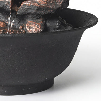 Tabletop Water Fountain 3-Speed 21x21x24cm