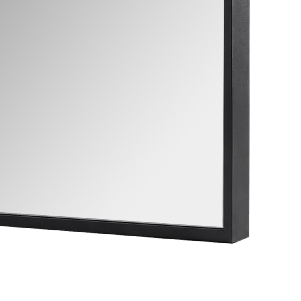 Yezi Wall Mirror Vanity Mounted Tempered Glass Aluminium Frame Bathroom Bedroom