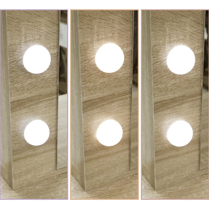 Luxury Dressing Table Stool Set Makeup Mirror Led  Durable Frame