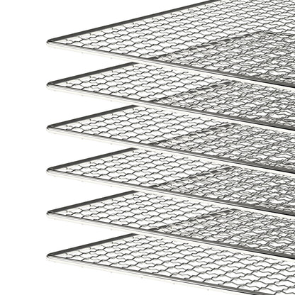 Food Dehydrator 6 Trays Black 42x33x29.5cm