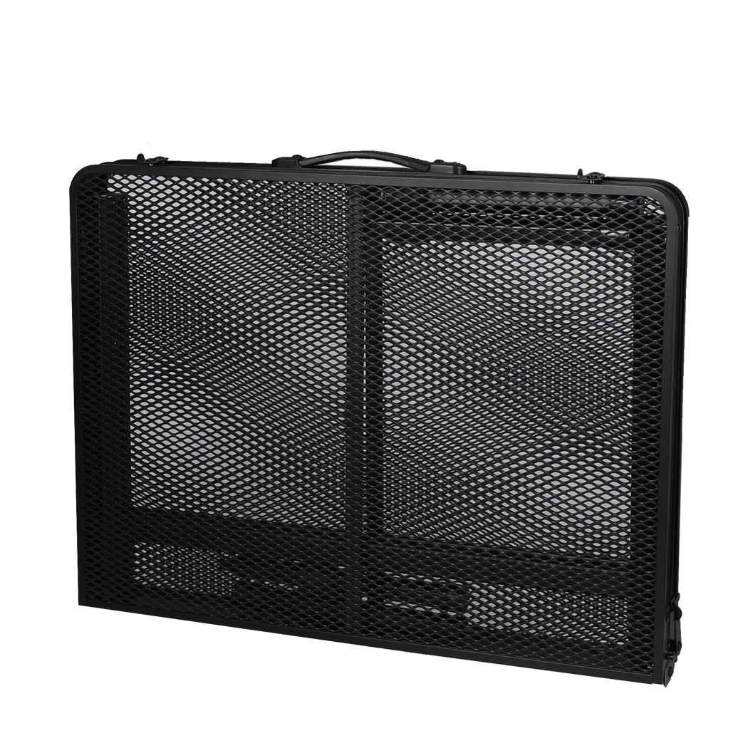 Portable Grill Table Aluminium 90x60x40cm