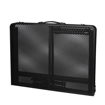Portable Grill Table Aluminium 90x60x40cm