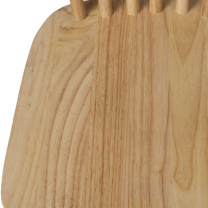 Contemporary 8x Dining Chairs Kitchen Windor Oak  Wood Finish