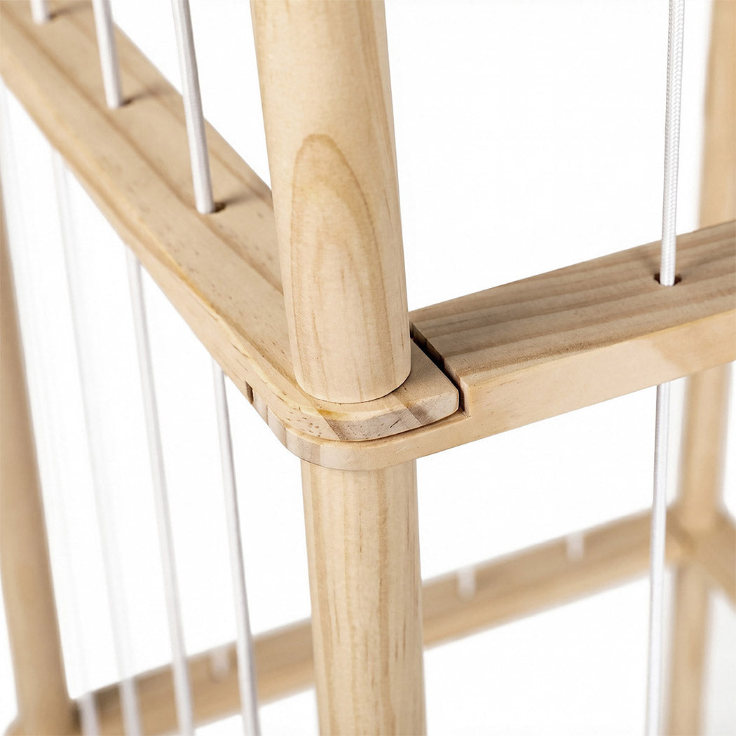 Kids Toy Storage Tower Pine Wood 150cm | HomeAndLiving