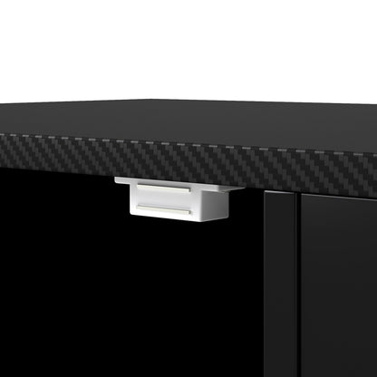 Tv Stand Black 140cm 145x35x52.5cm