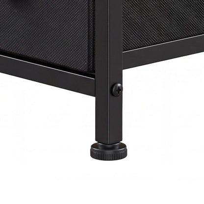 Slim Bedside Table With Led Charging 20x40x70cm