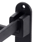 Double Bar Towel Rack Wall Mounted Black | HomeAndLiving