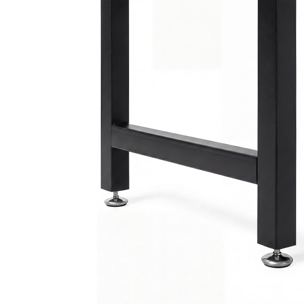 Fish Tank Stand Metal Black 61x30x62cm