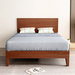 Cozy Double Rubberwood Bed Frame  Soft Cushion Classic Durable