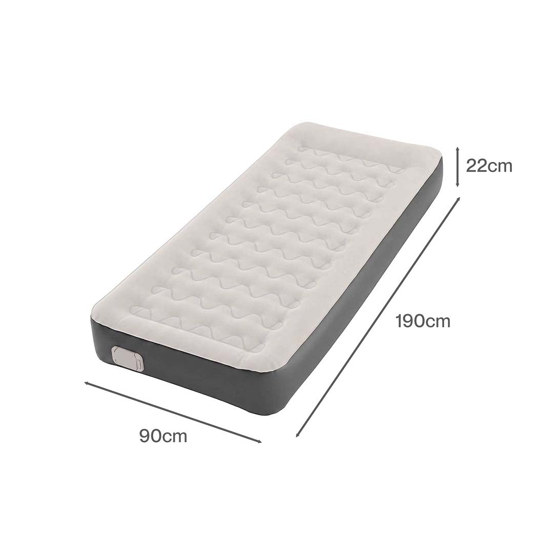 Inflatable Mattress With Pillow 190x90x22cm