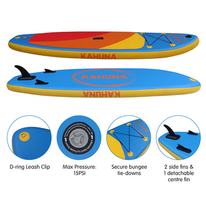 Inflatable Stand Up Paddle Board 10FT w/ iSUP Accessories