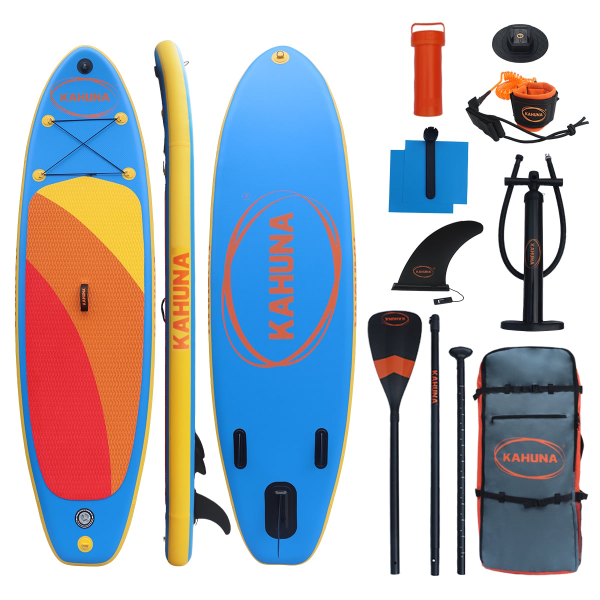 Inflatable Paddle Board Orange 305x80x15cm