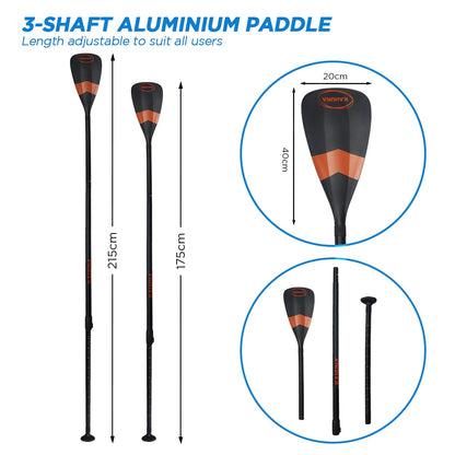 Inflatable Paddle Board Orange 305x80x15cm