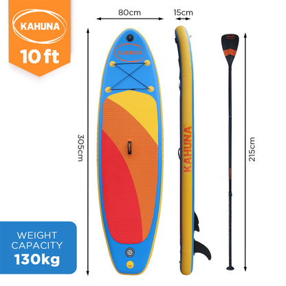 Inflatable Stand Up Paddle Board 10FT w/ iSUP Accessories