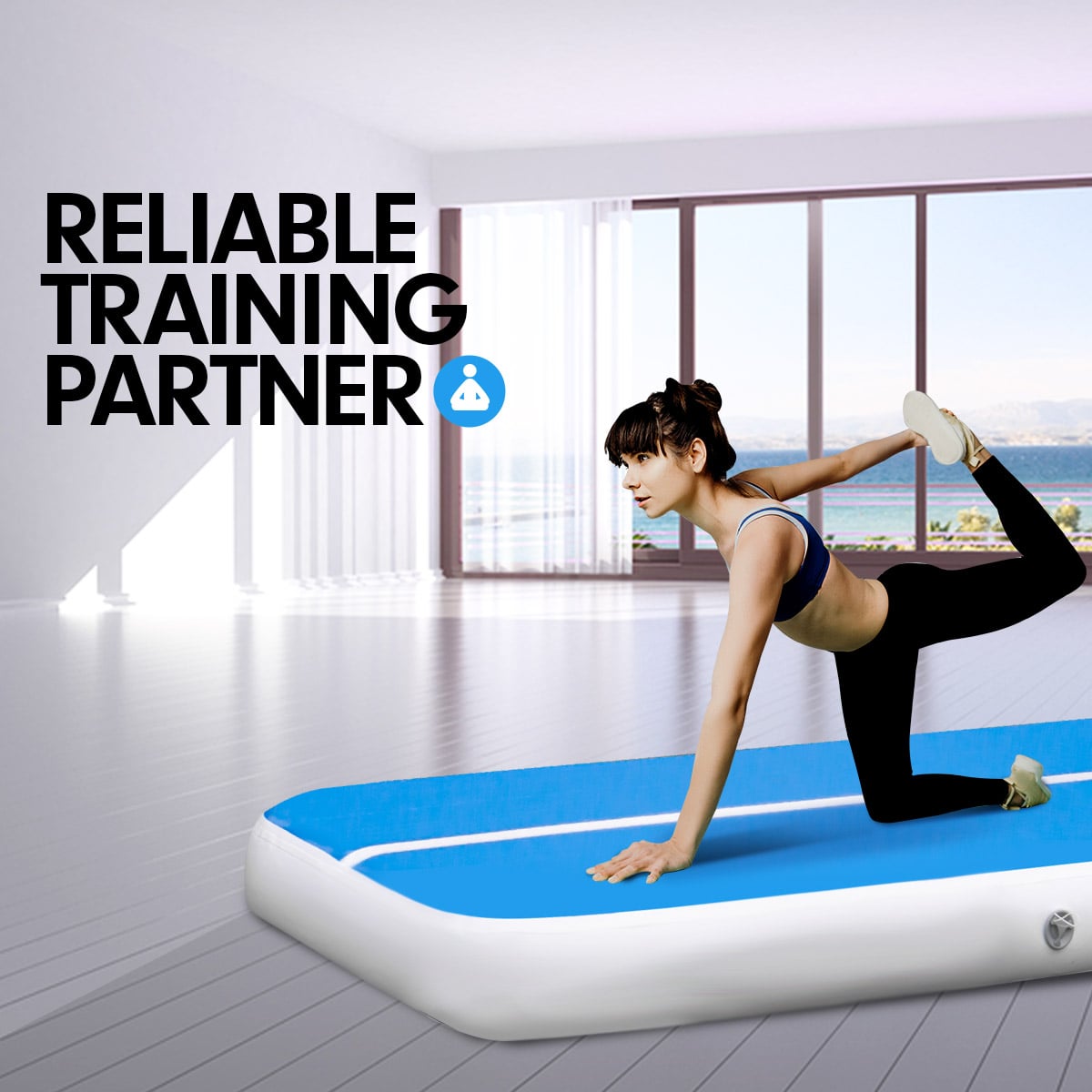 Inflatable Air Track Mat Double