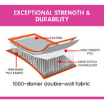 20cm Thick Inflatable Gymnastics Air Track 3m x 1m Orange