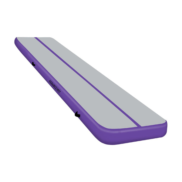  20cm Thick Inflatable Gymnastics Air Track 5m x 1m Purple