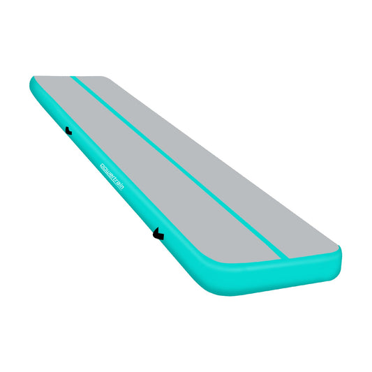 Inflatable Air Track 6m Tumbling Gymnastics Mat 20cm Green