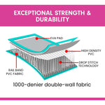Inflatable Air Track 6m Tumbling Gymnastics Mat 20cm Green