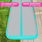 Inflatable Air Track 6m Tumbling Gymnastics Mat 20cm Green