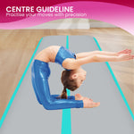 Inflatable Air Track 6m Tumbling Gymnastics Mat 20cm Green