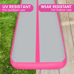 6m x 1m x 20cm Air Track Inflatable Gymnastics Mat - Pink