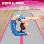 6m x 1m x 20cm Air Track Inflatable Gymnastics Mat - Pink