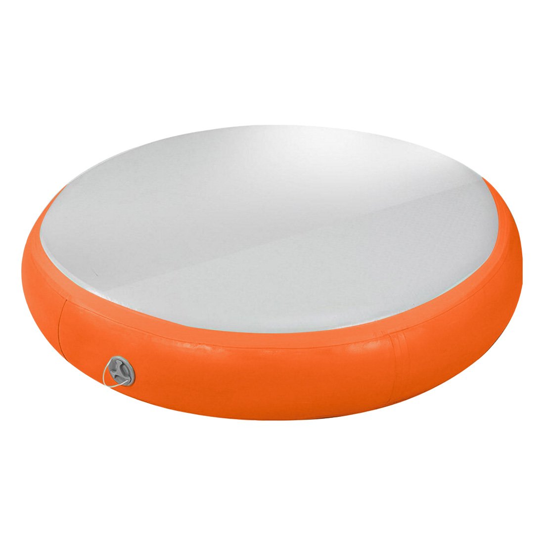 1m Air Track Spot Round Inflatable Tumbling Mat - Orange