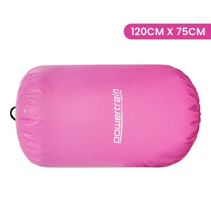 Inflatable Exercise Roller Pink 120x75cm