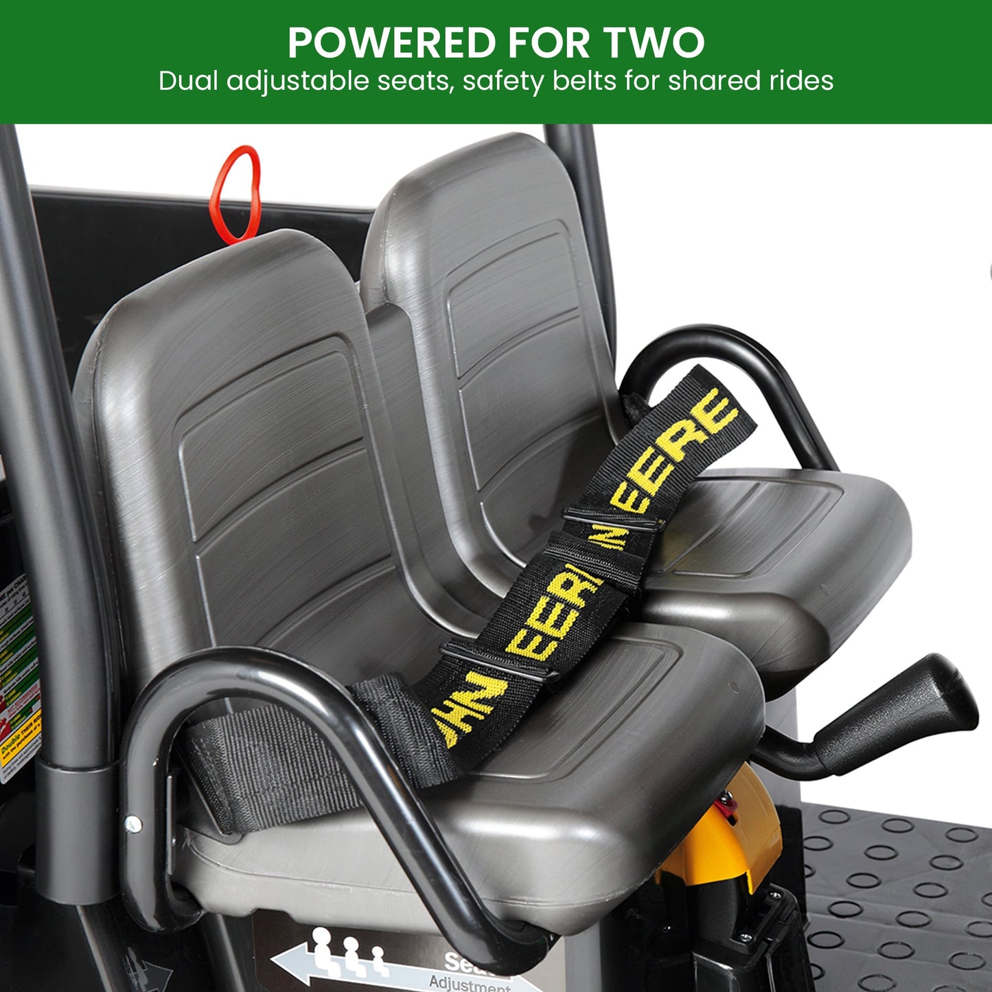 Ride On Car Dual Seat 12V 135x85.75x106cm
