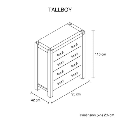 Java Tallboy Oak