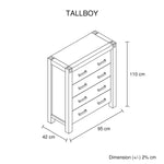 Java Tallboy Oak