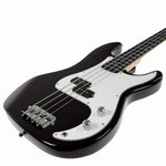 39in Electric Guitar Bass Music 4-String Instrument Full Size Black
