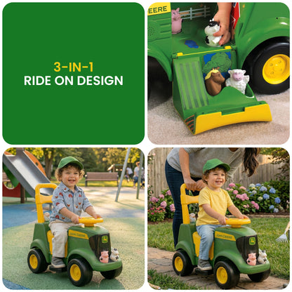 Ride On Tractor Toy With Sounds 55.9x27.9x50.8cm