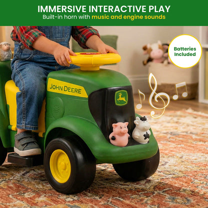 Ride On Tractor Toy With Sounds 55.9x27.9x50.8cm