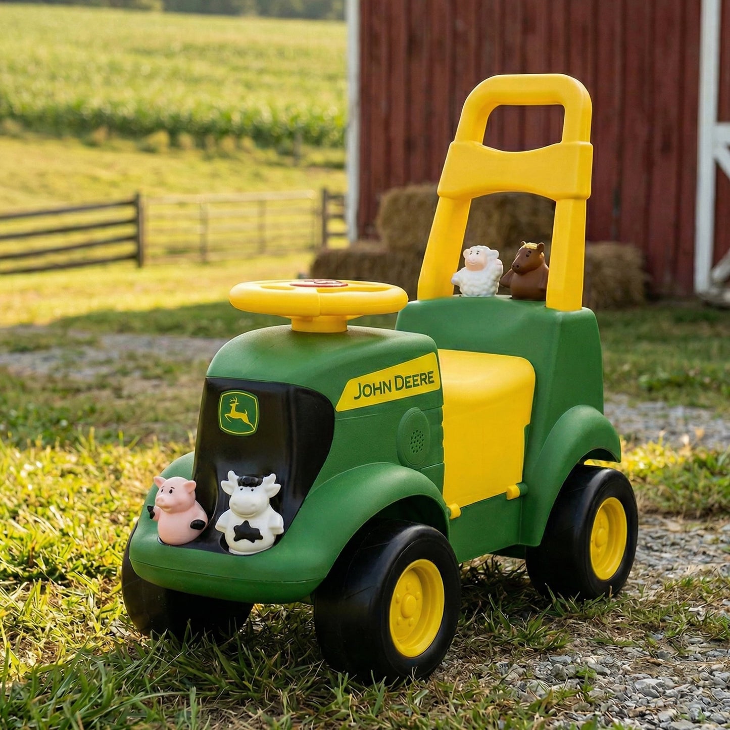 Ride On Tractor Toy With Sounds 55.9x27.9x50.8cm