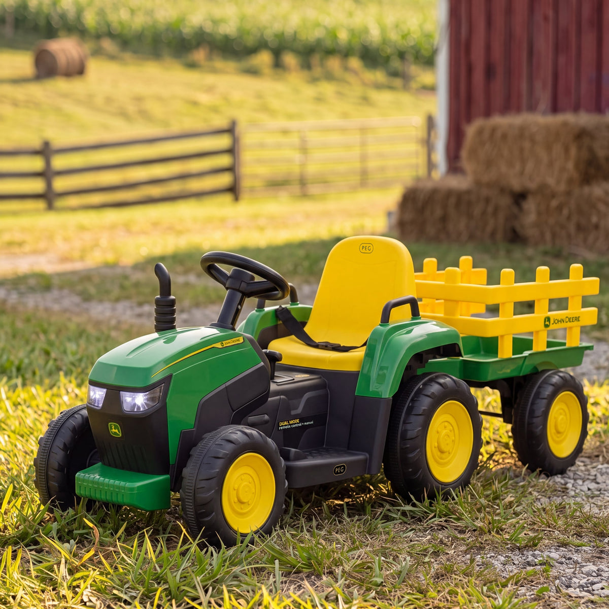 Ride On Tractor With Trailer 1x12cm