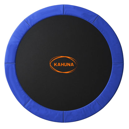 Blue mat, side view