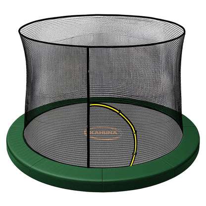 Trampoline Pad Net Set Green double