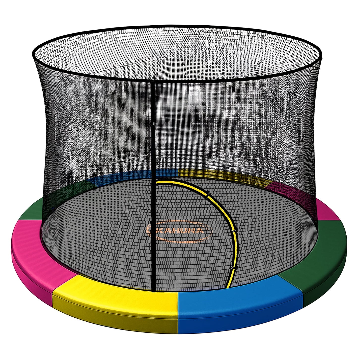 Trampoline Net And Pad Set Double